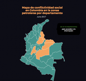 Mapa colombia pulsoPetroleroJunio2017