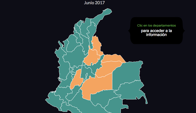 Mapa colombia pulsoPetroleroJunio2017